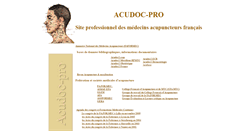 Desktop Screenshot of acupuncture-medicale.org