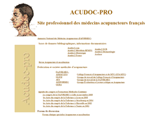 Tablet Screenshot of acupuncture-medicale.org